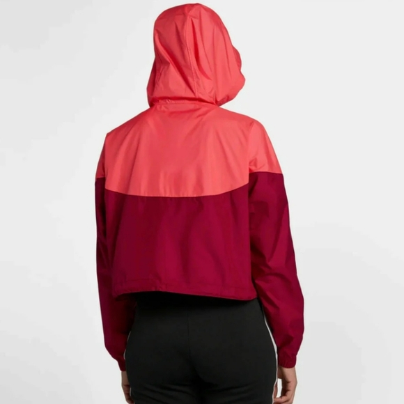 NWT Women's Nike Sportswear Heritage Crop Windrunner Jacket - Picture 7 of 8